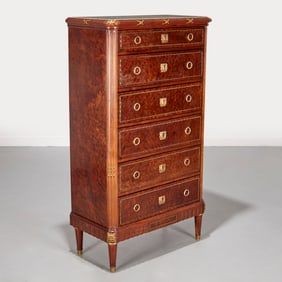 Mercier Freres, Paris ormolu mounted semainier