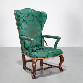 Franco Flemish Baroque fauteuil a cremaillere
