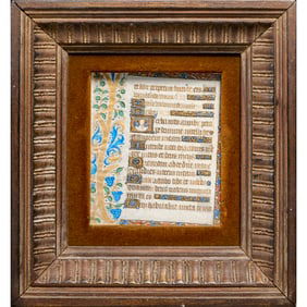 Illuminated manuscript page