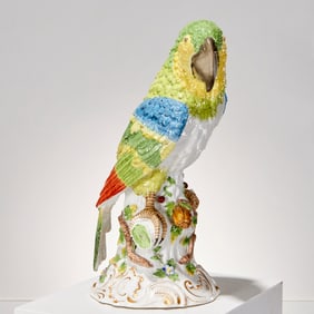 Large Continental porcelain Macaw