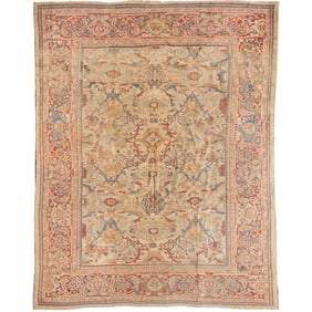 Large antique Sultanabad carpet