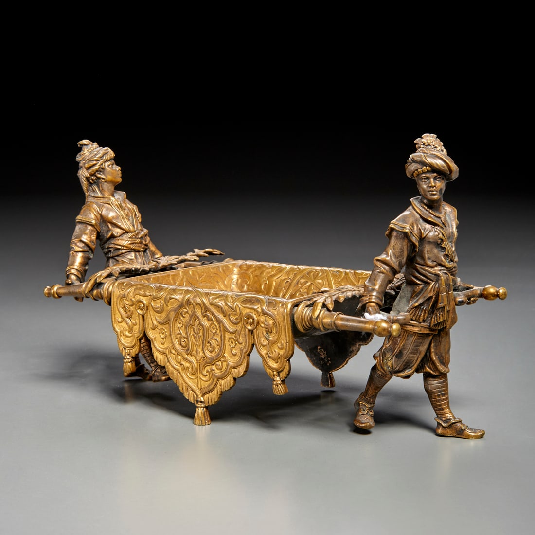 Continental Orientalist bronze vide poche (1 of 7)