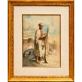 Gustavo Simoni (circle), Orientalist watercolor