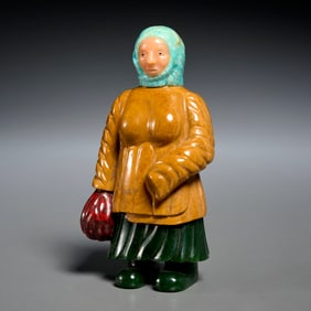 Faberge (after) carved hardstone figure