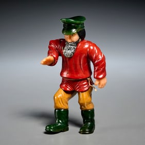 Faberge (after), carved multi hardstone figure