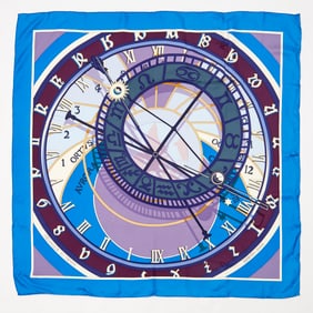 Hermes "Mecanique du Temps" 90 cm scarf
