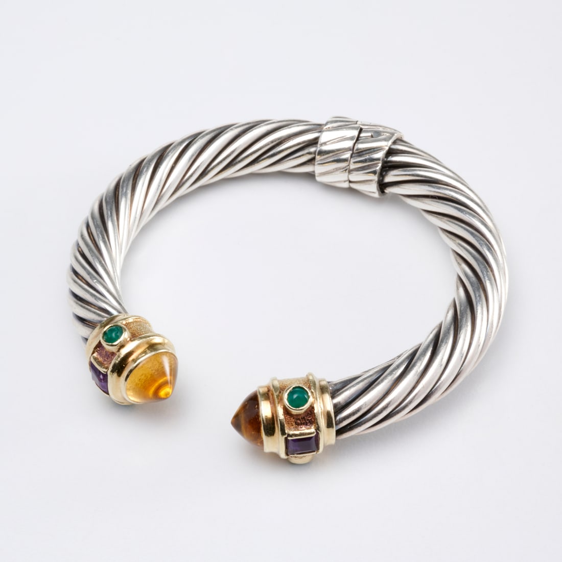 David Yurman sterling & 18K bracelet (1 of 5)