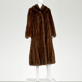 Jerry Sorbaro Sable full length fur coat