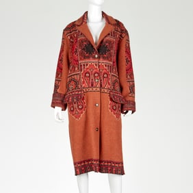 Etro Milano paisley wool coat