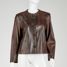 Saks Fifth Avenue leather jacket