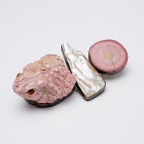 Rebecca Collins sterling & gemstone brooch