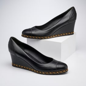 Chanel Chain Link Pumps