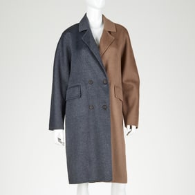Rails Charcoal Camel wool coat