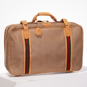 Gucci Monogram Canvas suitcase 22"