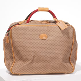 Gucci Monogram Canvas carry on suitcase