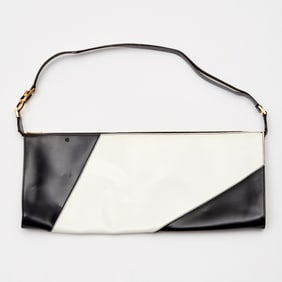 Salvatore Ferragamo Gancini bicolor handbag