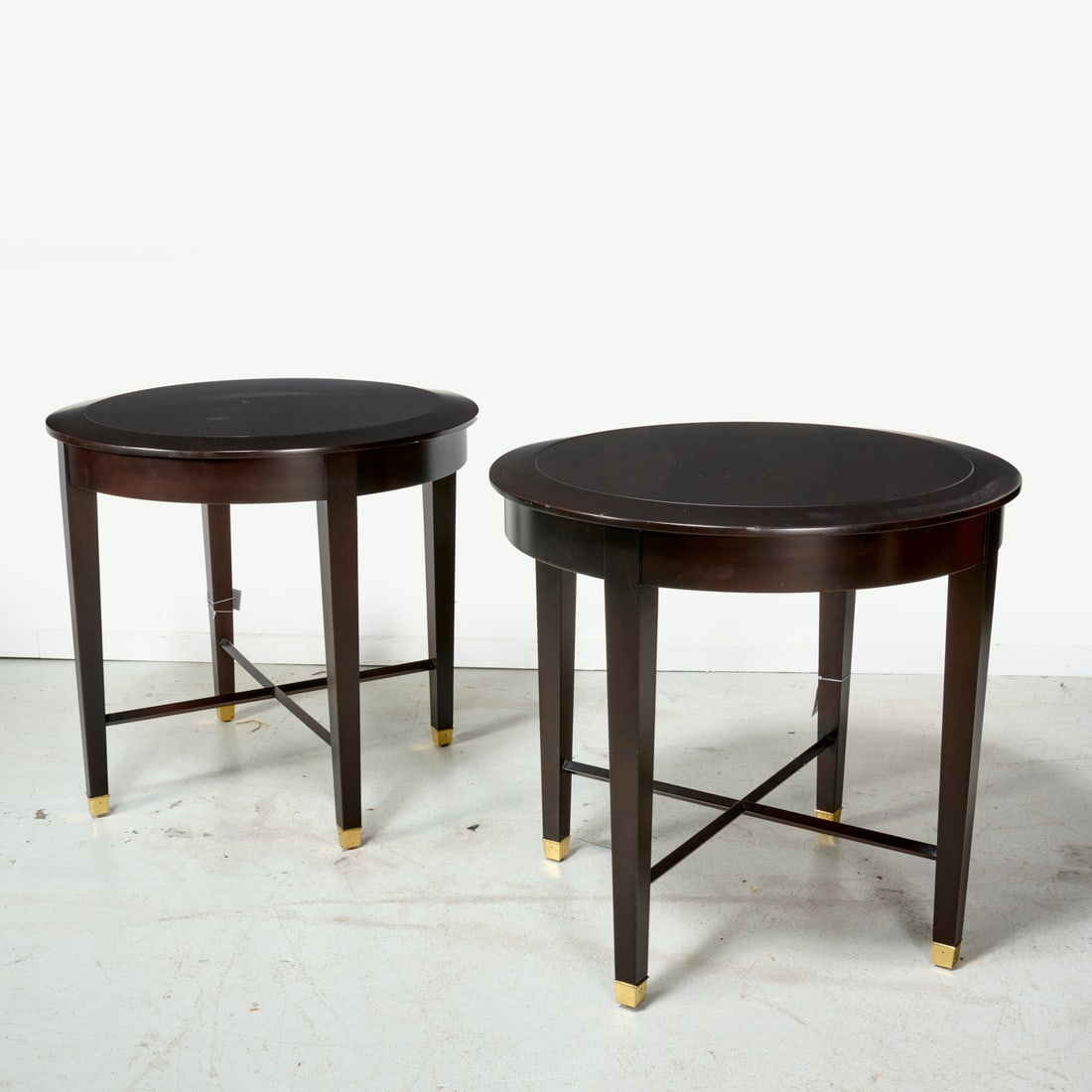 Pair Donghia style side tables (1 of 6)