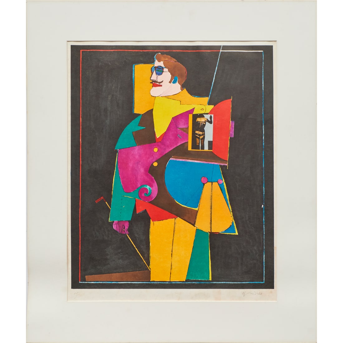 Richard Lindner, lithograph on japon paper (1 of 9)