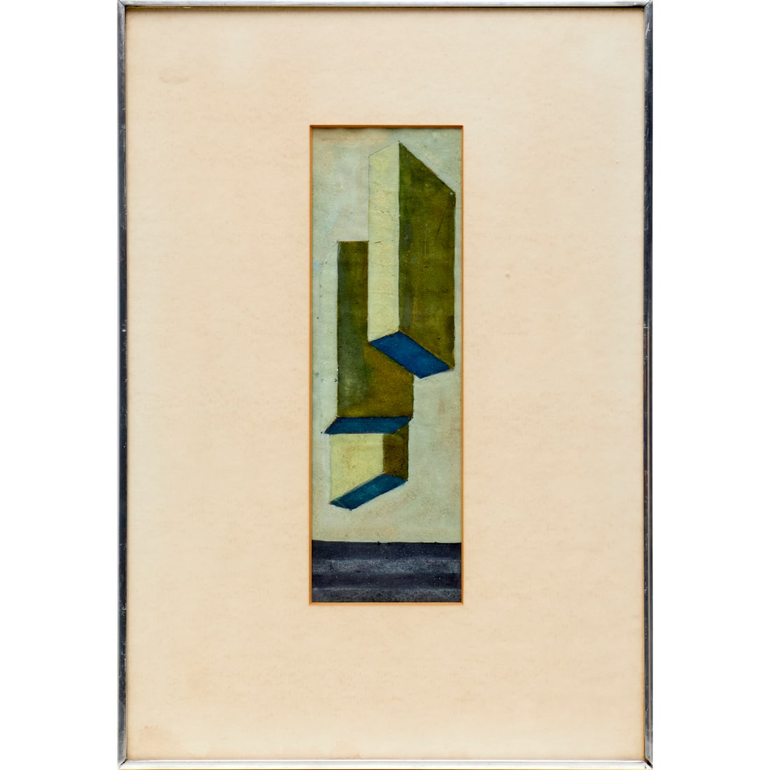 Adrian Murphy, gouache on paper, 1968 (1 of 6)