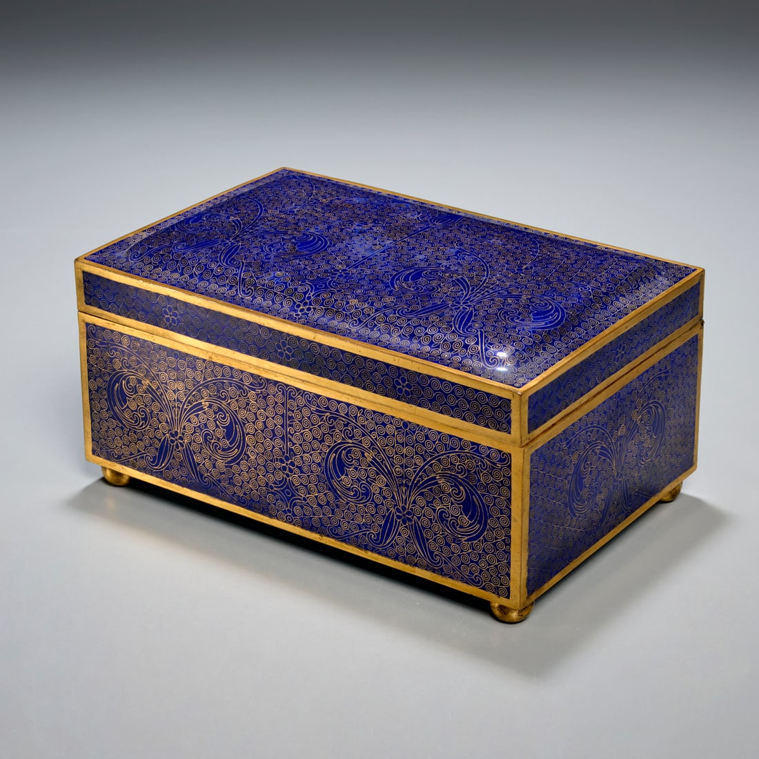 Chinese cloisonne humidor box (1 of 6)