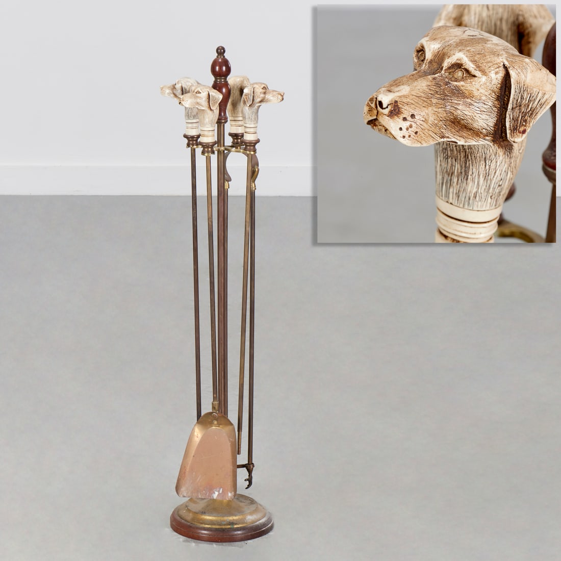 Dog themed fireplace tool set (1 of 8)