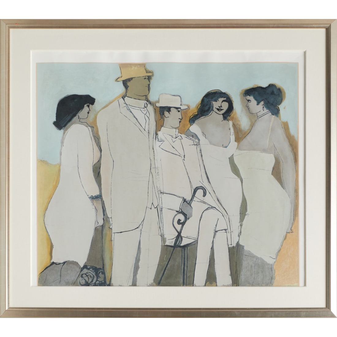 David Schneur, large signed lithograph (1 of 6)