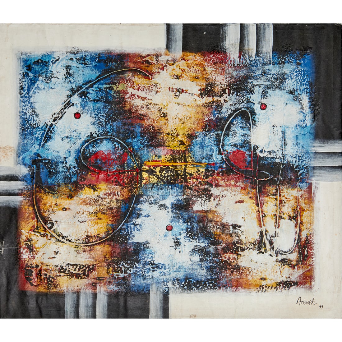 Avinash Chandra (attrib), oil on canvas, 1999 (1 of 10)