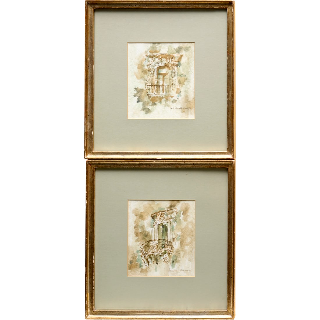 Fernanda Paterno Castello, (2) ink and watercolors (1 of 6)