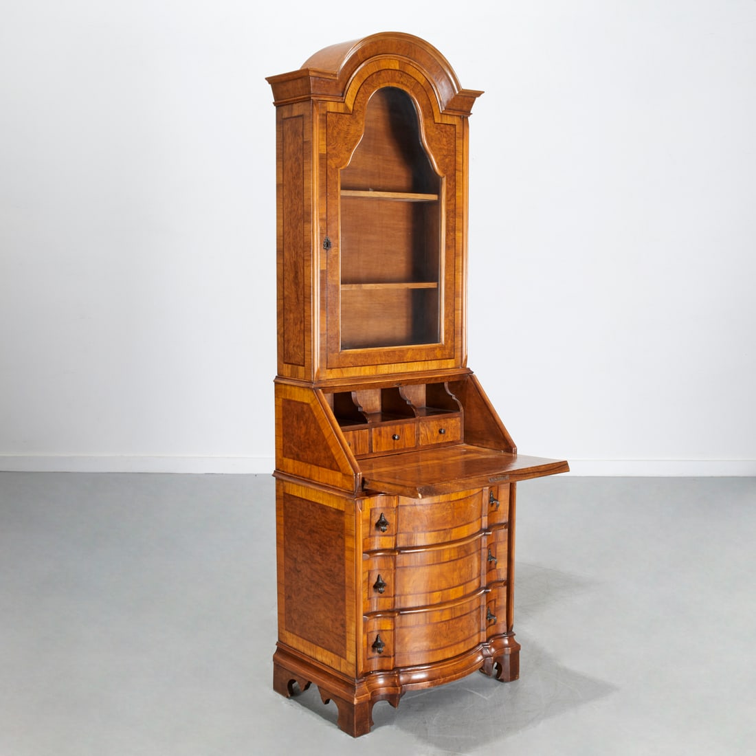 Italian Baroque style secretary bookcase (1 of 5)