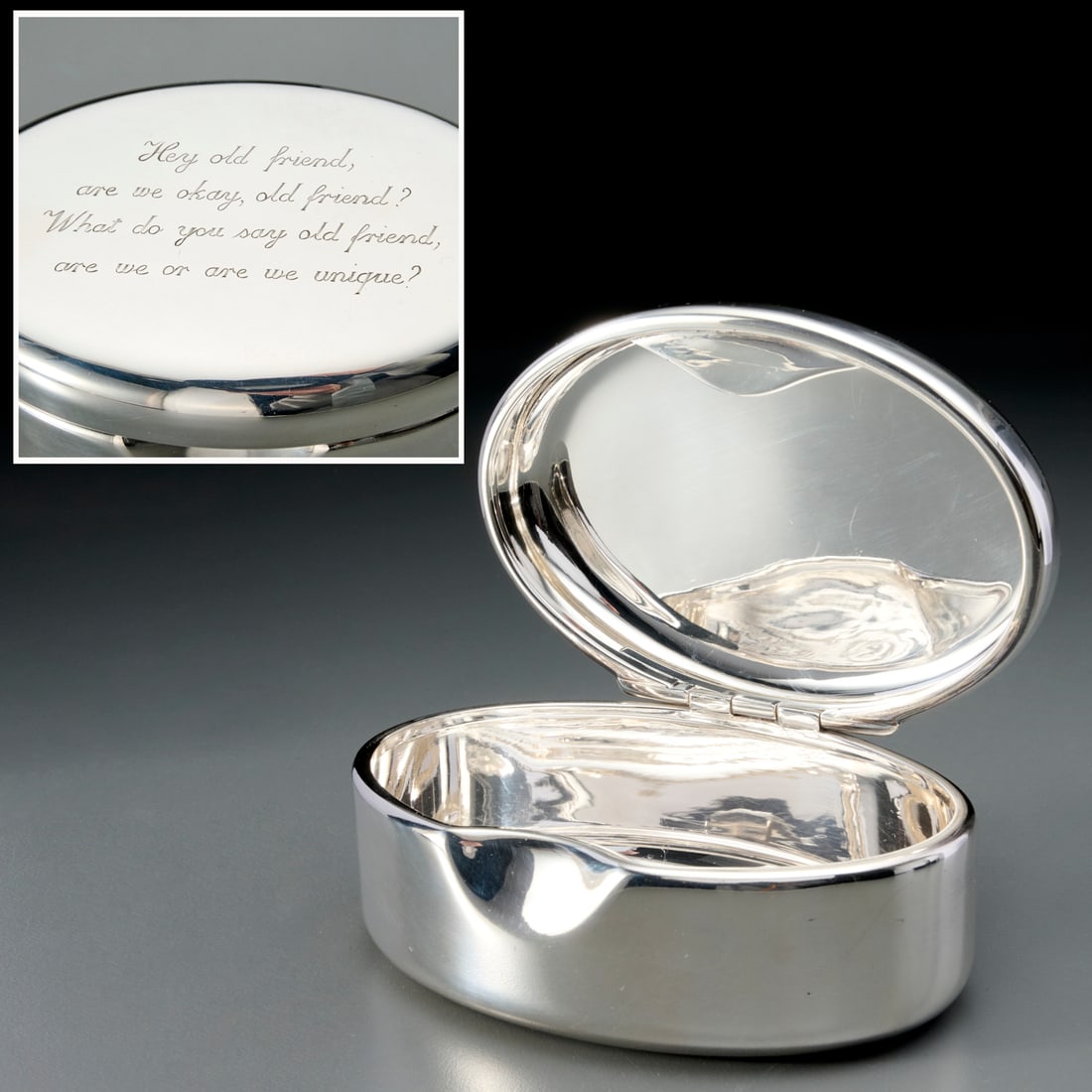 Tiffany & Co. Italian sterling silver box (1 of 6)