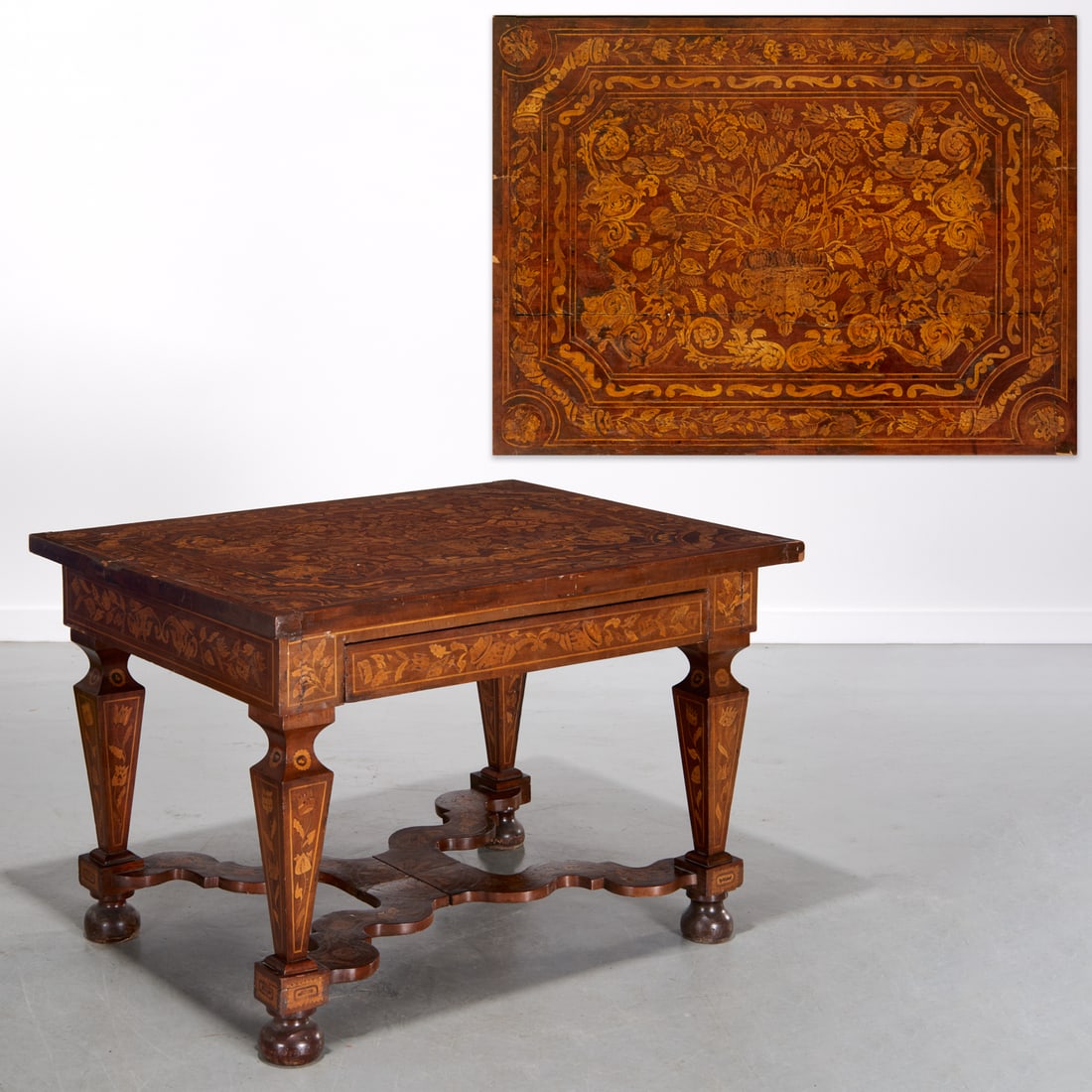 Dutch marquetry center table (1 of 10)