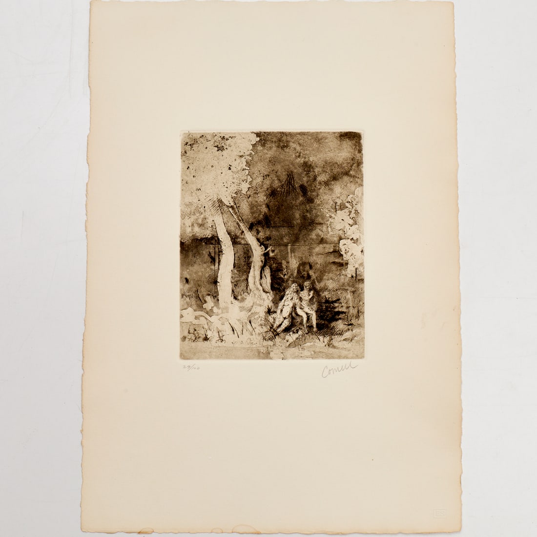 Thomas Cornell, signed etching, c. 1968 - 2