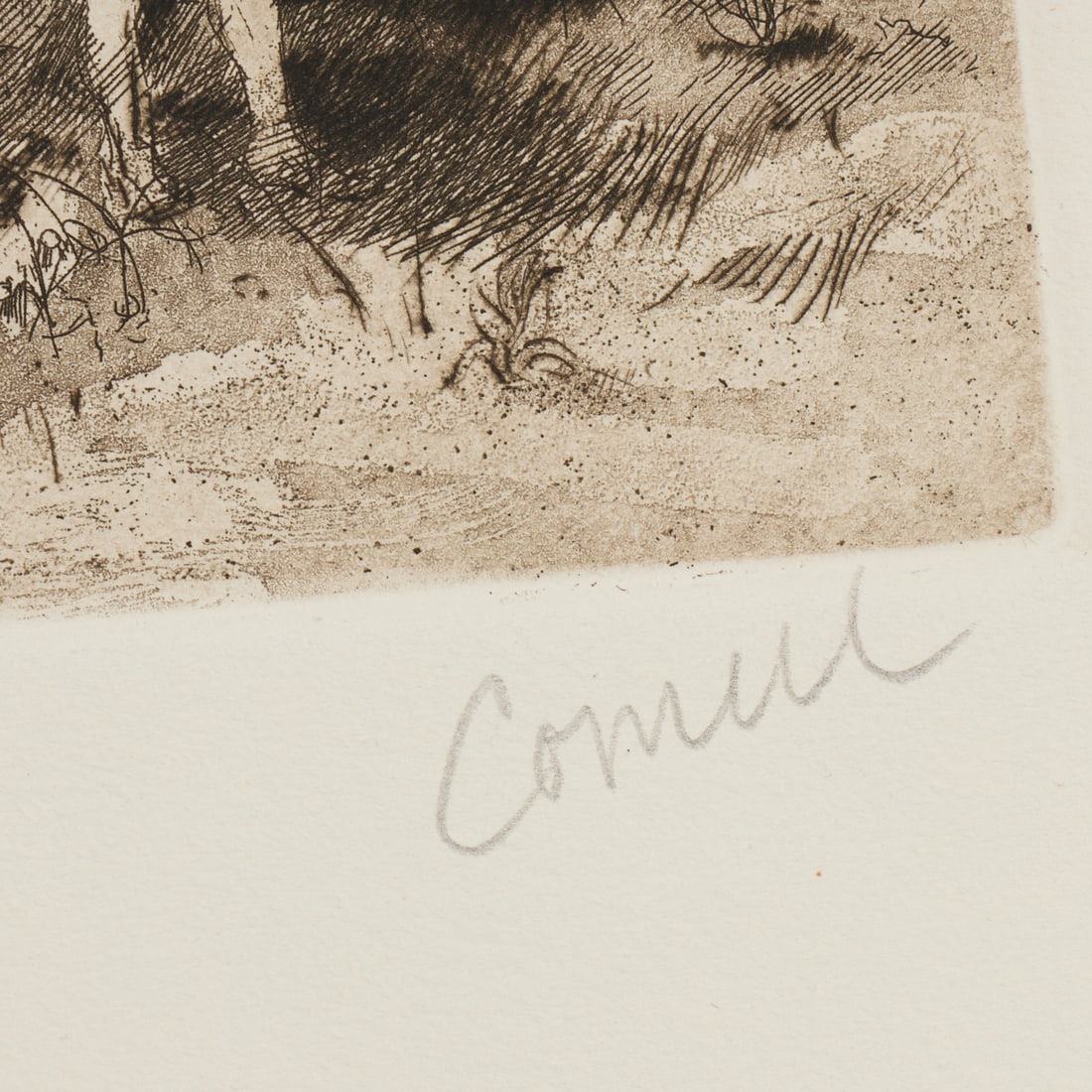 Thomas Cornell, signed etching, c. 1968 - 4