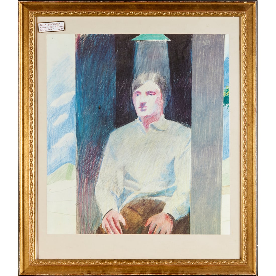 David Hockney, offset lithograph on paper, c. 1975 (1 of 6)