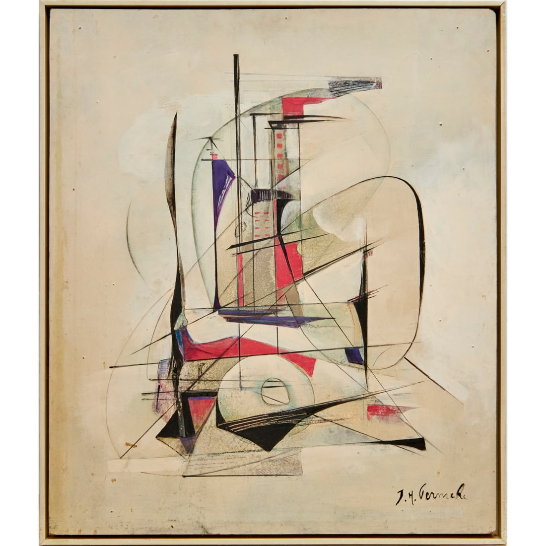 John Permeke, acrylic on masonite (1 of 6)