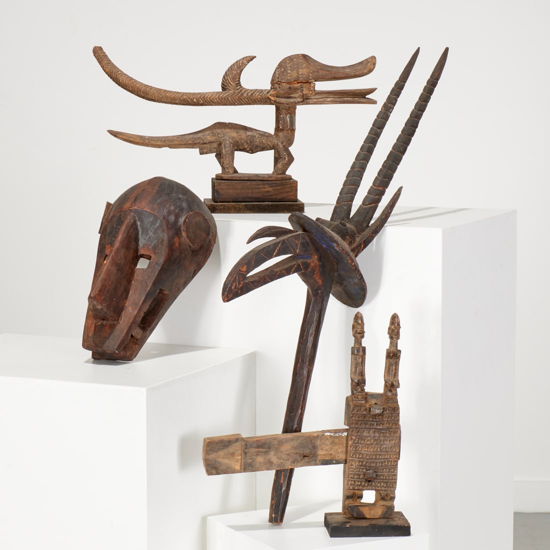 (4) African tribal carvings (1 of 8)