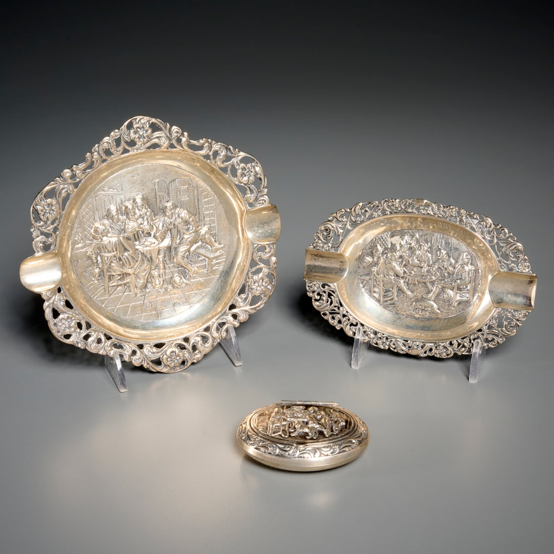 (3) Dutch .833 silver accessories (1 of 8)