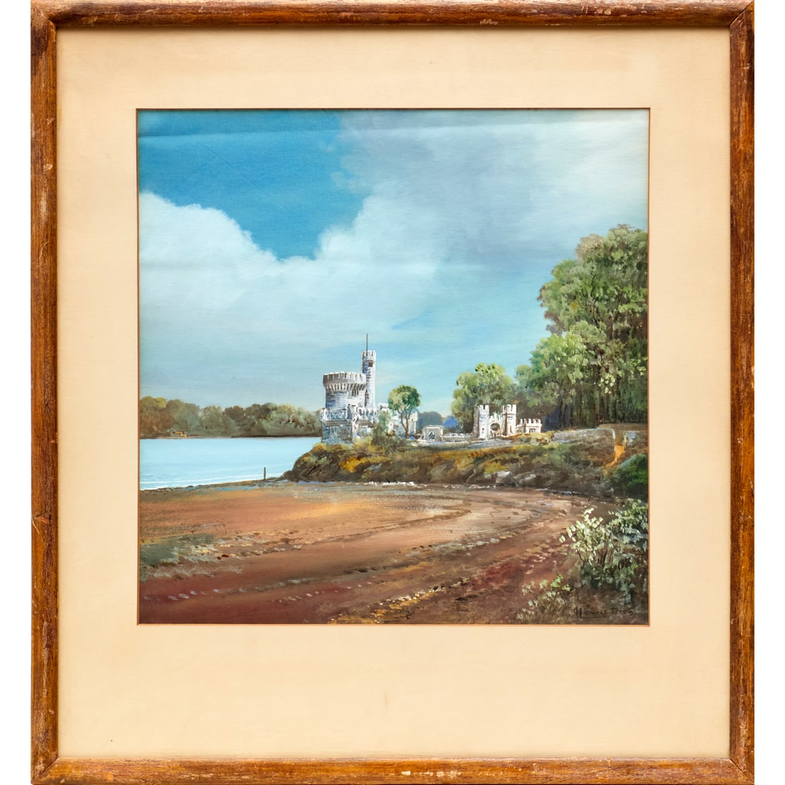 Irish School, watercolor on paper (1 of 7)