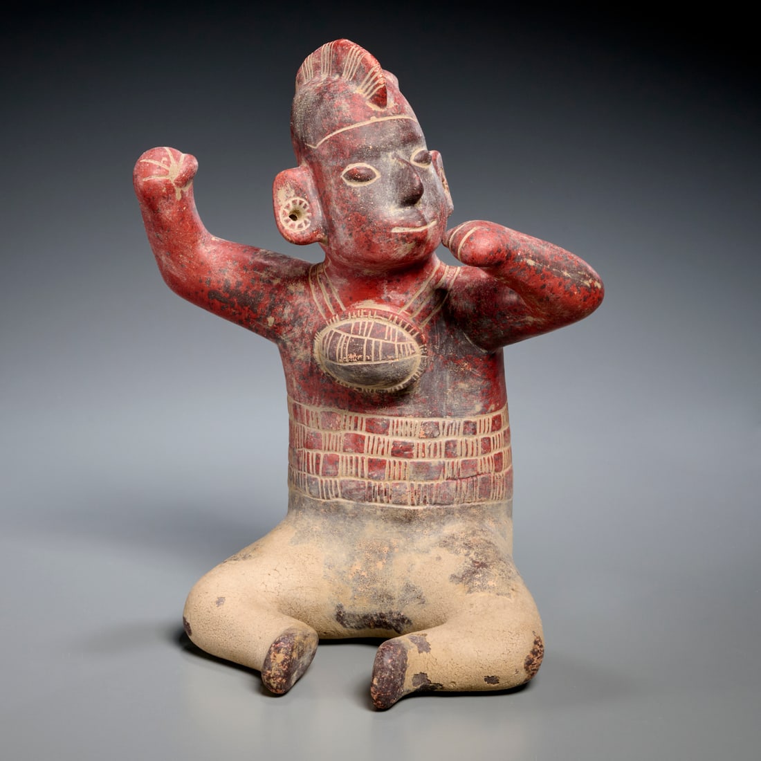 Pre-Columbian style Colima terracotta figure (1 of 8)