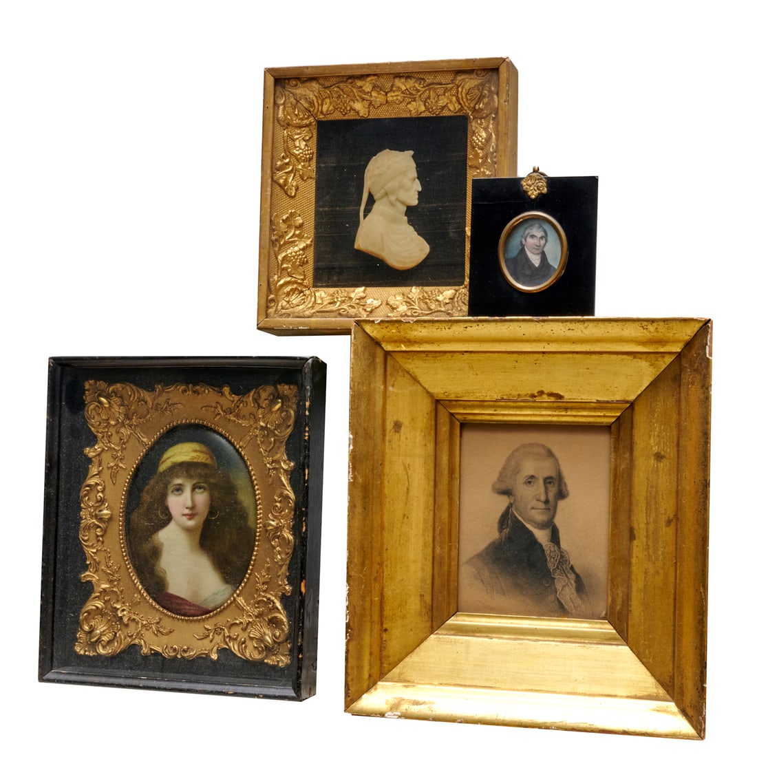 Group (4) antique portraits (1 of 6)