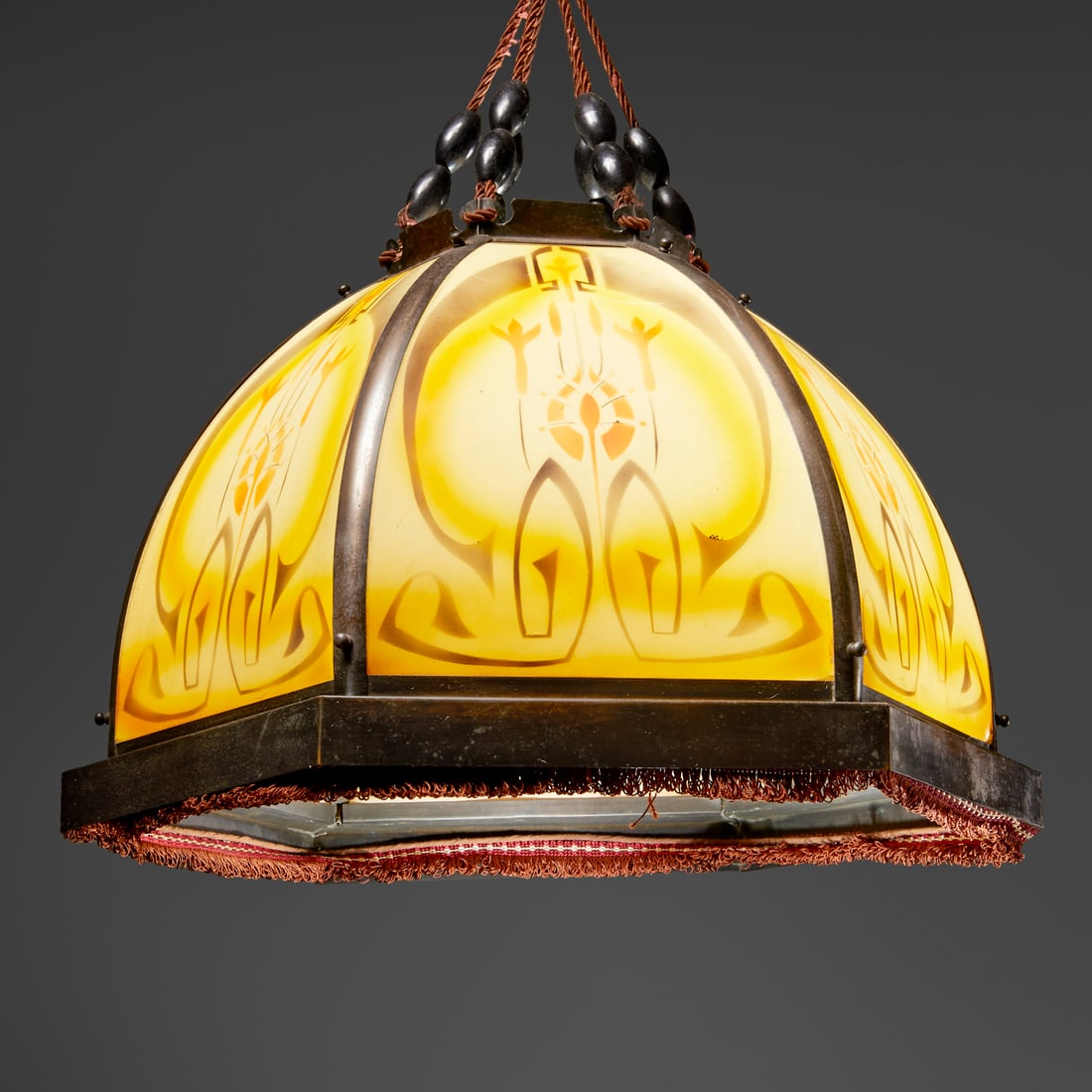Austrian Secessionist chandelier (1 of 5)