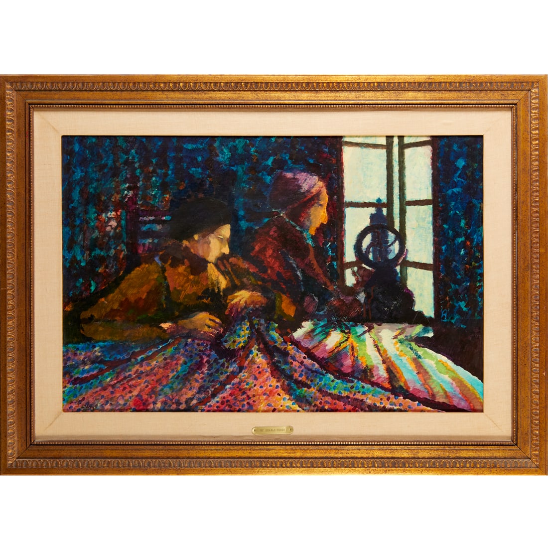 Donald Purdy, oil on board (1 of 8)