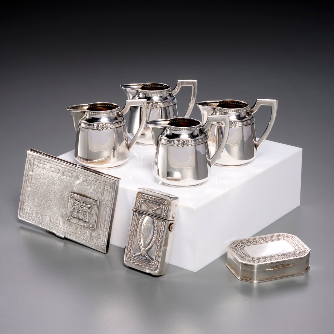 Group (7) .800 silver articles (1 of 8)