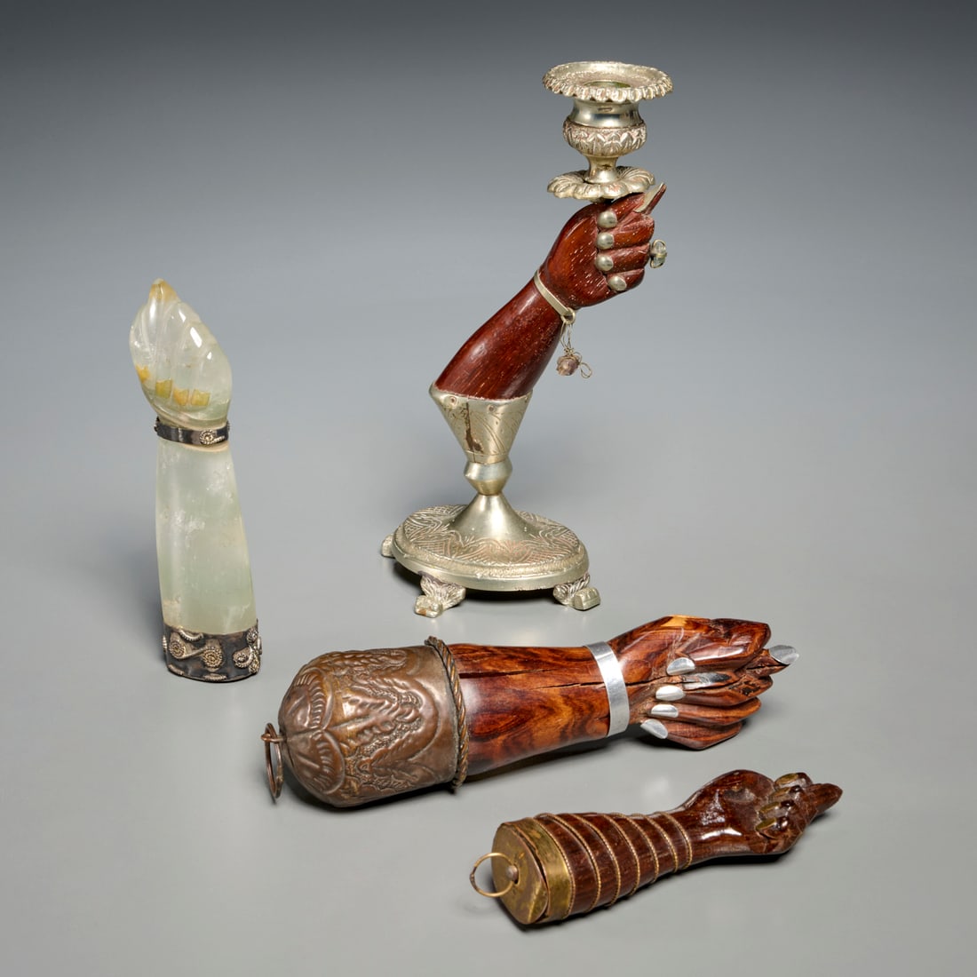 Group (4) Figa hands carvings (1 of 7)