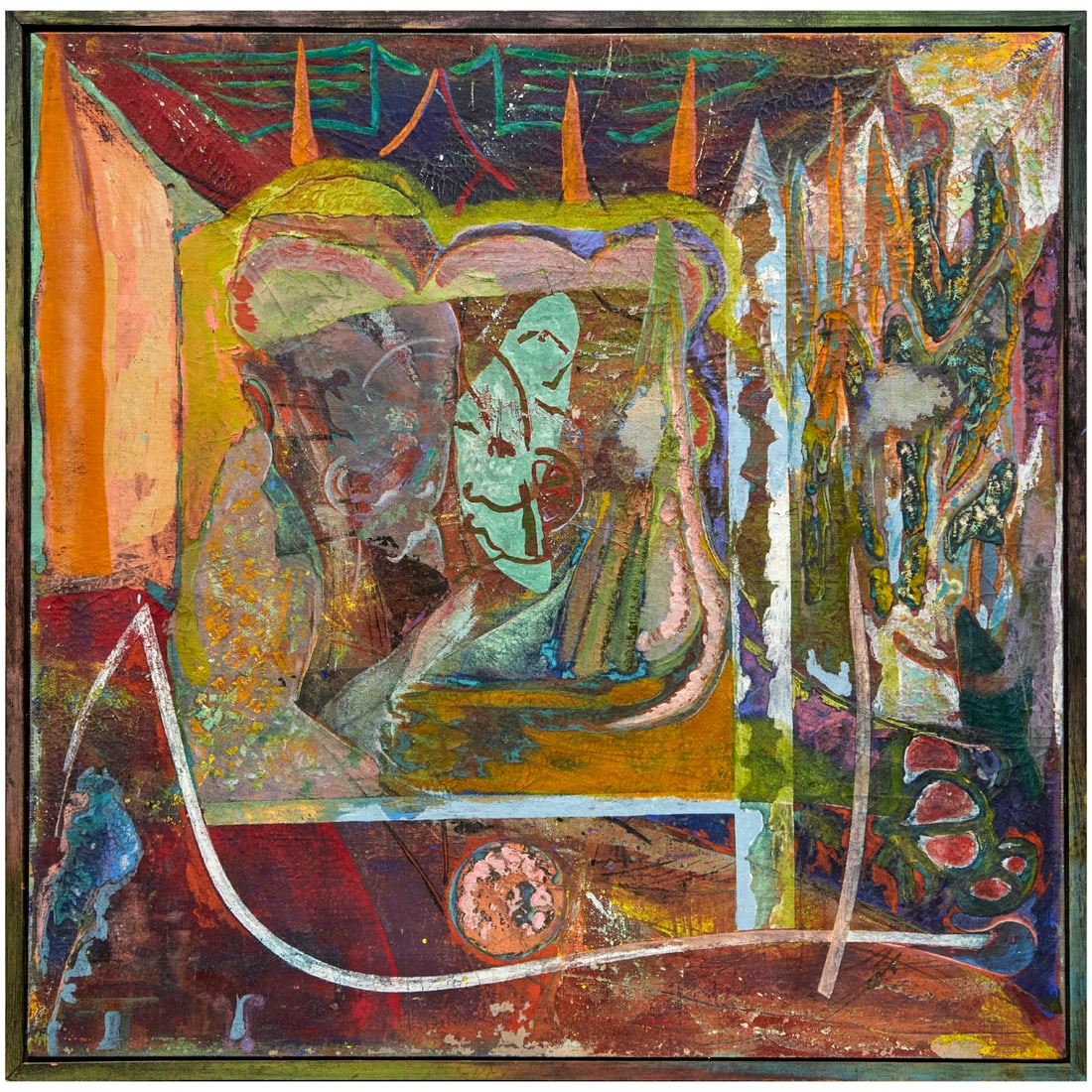 Bill Drew, mixed media on canvas (1 of 9)