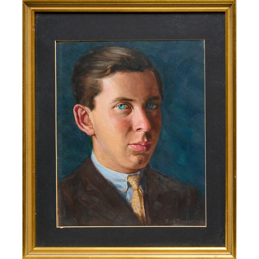 Bertrand de Bonnechose, oil on panel, 1933 (1 of 5)