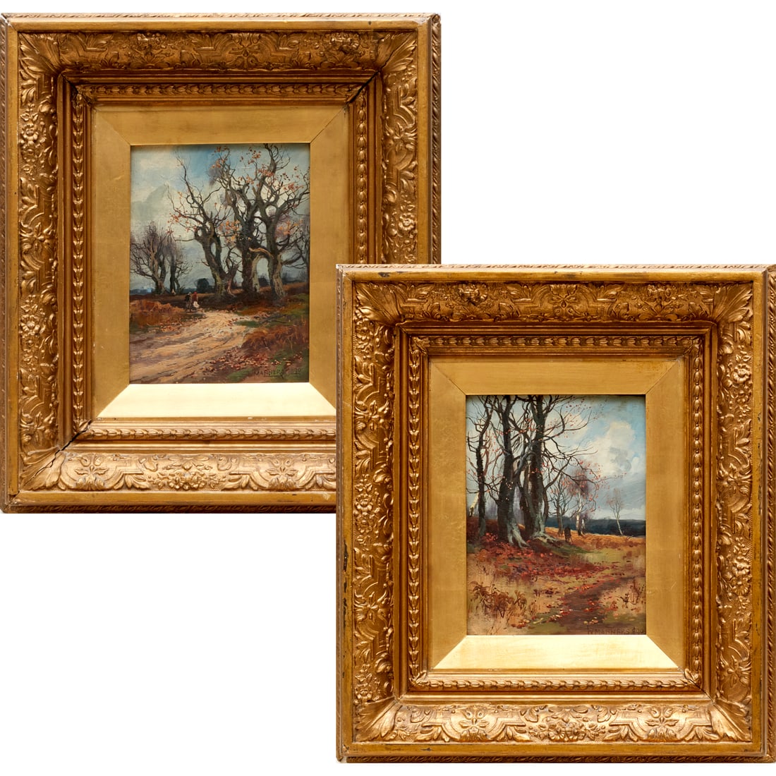 William Manners, (2) oil on board, 1890 (1 of 9)