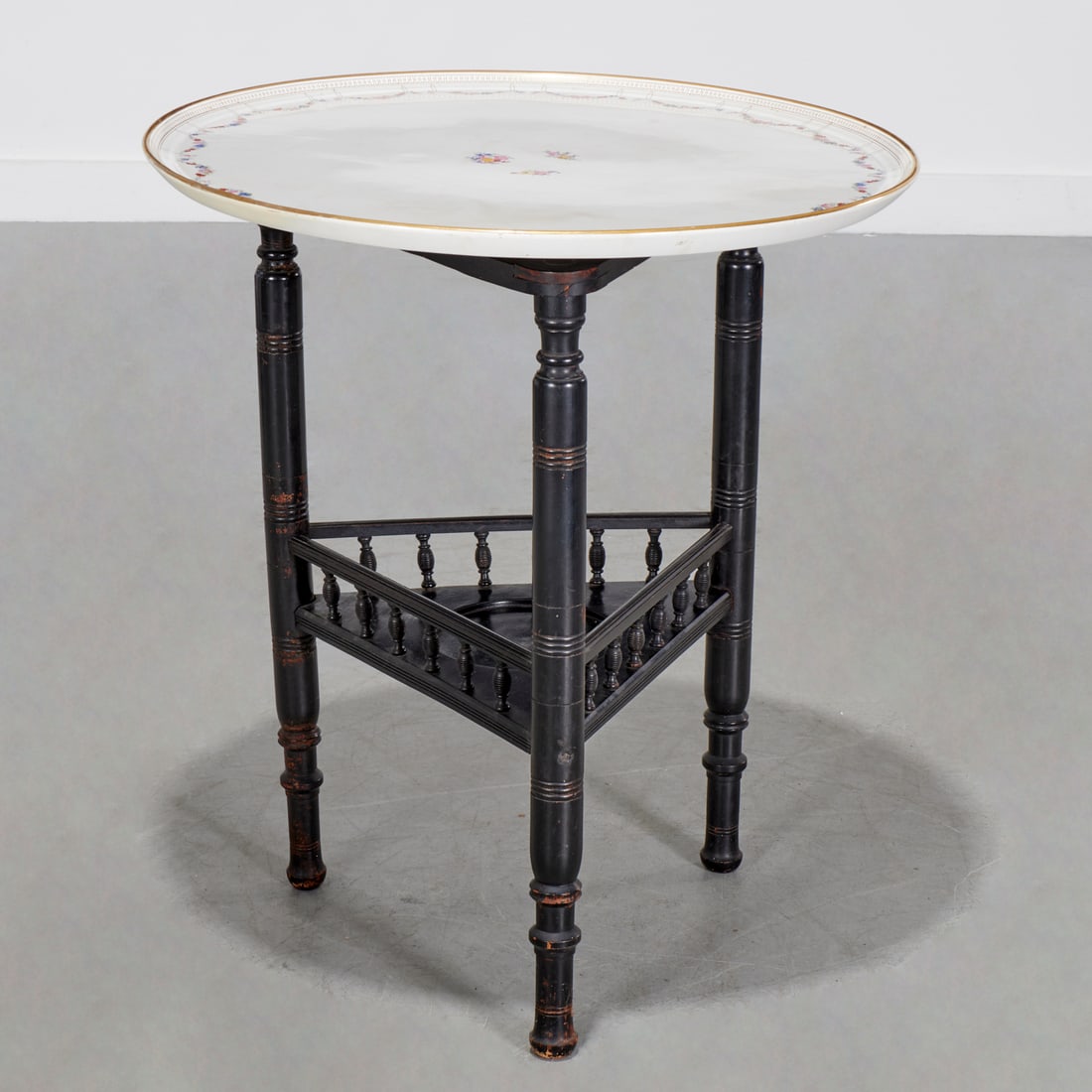 Victorian porcelain top wash table (1 of 8)