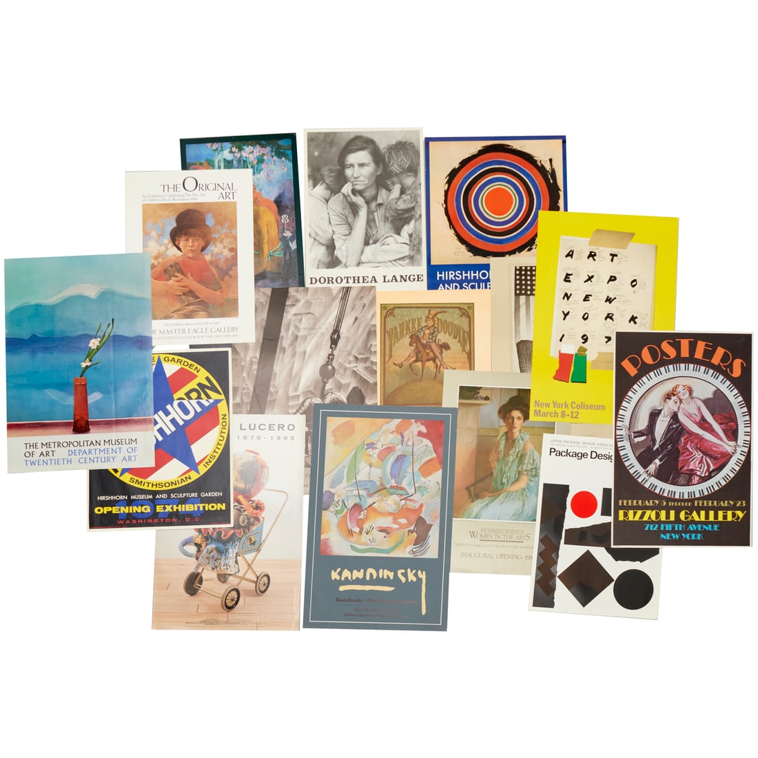 Group (15) Vintage art exhibition posters (1 of 6)