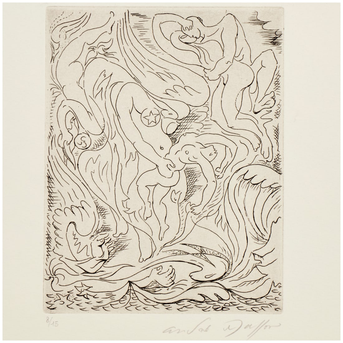 Andre Masson, signed etching (1 of 6)